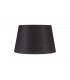 Round, 350, 450 x 280mm Fabric Shade, Charcoal Grey, White Laminate - 3