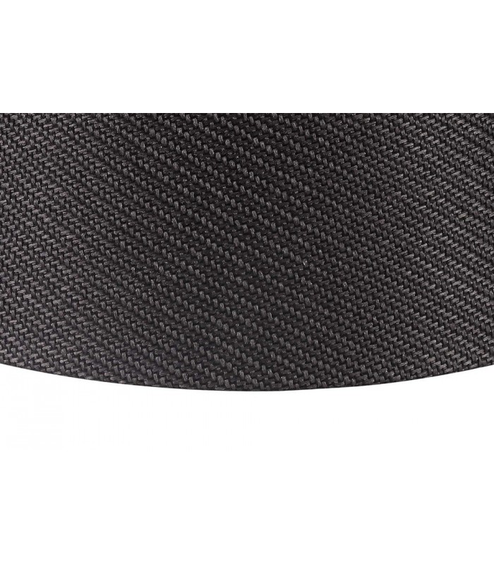 Round, 350, 450 x 280mm Fabric Shade, Charcoal Grey, White Laminate - 6