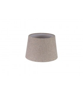 Round, 240, 300 x 200mm Fabric Shade, Multi, White Laminate - 1