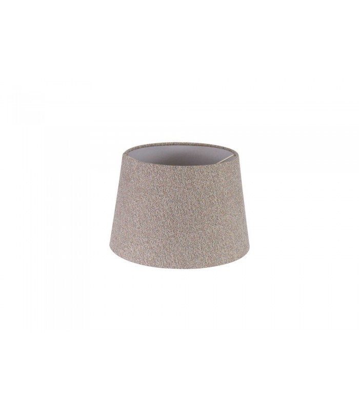 Round, 240, 300 x 200mm Fabric Shade, Multi, White Laminate - 1