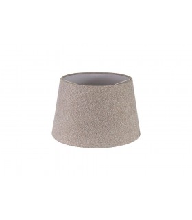Round, 280, 350 x 220mm Fabric Shade, Multi, White Laminate - 1