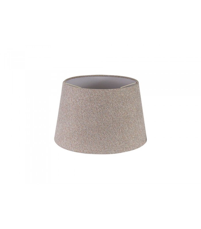 Round, 280, 350 x 220mm Fabric Shade, Multi, White Laminate - 1