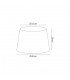 Round, 320, 400 x 260mm Fabric Shade, Multi, White Laminate - 2