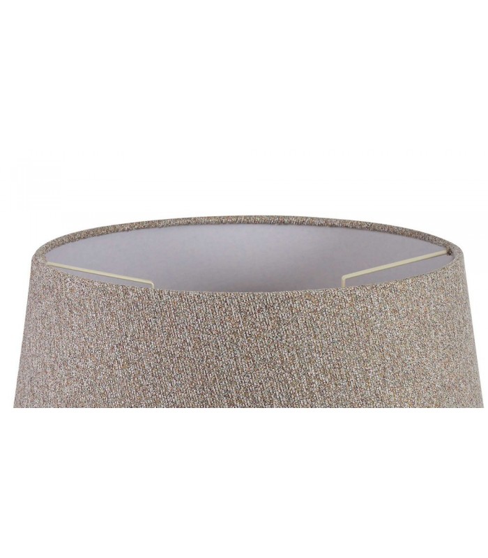 Round, 320, 400 x 260mm Fabric Shade, Multi, White Laminate - 4