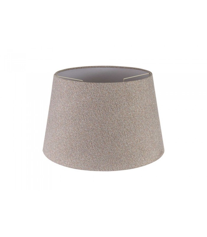 Round, 350, 450 x 280mm Fabric Shade, Multi, White Laminate - 1