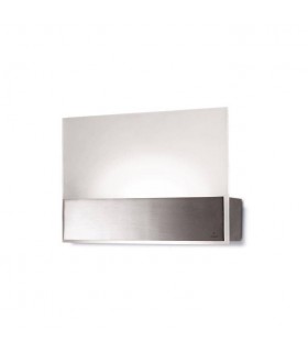 LED 1 Light Indoor Small Wall Uplighter Satin Nickel - 1
