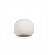 Round Ball Up & Down Wall Lamp, 1 x G9, White Paintable Gypsum - 3