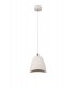 Medium Ceiling Dome Pendant, 1 x E27, White Paintable Gypsum - 4