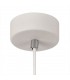 Medium Ceiling Dome Pendant, 1 x E27, White Paintable Gypsum - 5