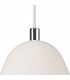 Medium Ceiling Dome Pendant, 1 x E27, White Paintable Gypsum - 6