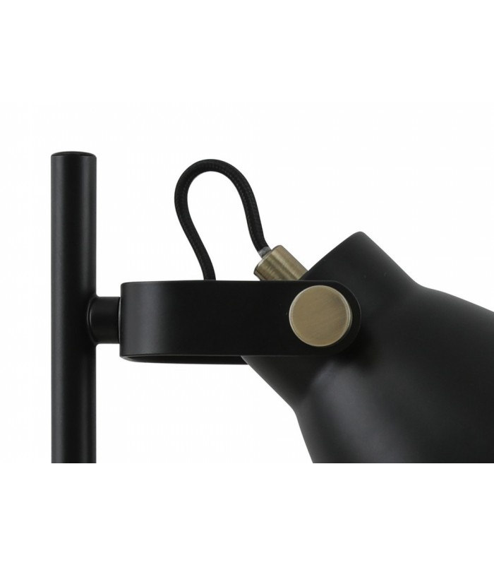 Adjustable Table Task Lamp, 1 x E27, Matt Black, Antique Brass, Khaki - 6