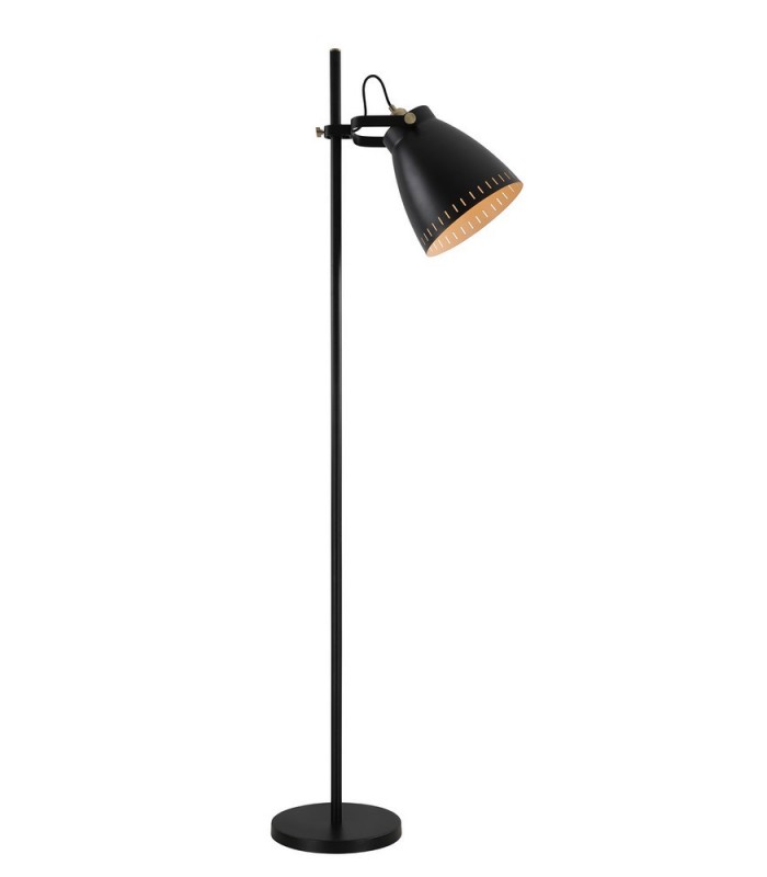 Adjustable Floor Lamp, 1 x E27, Matt Black, Antique Brass, Khaki - 1