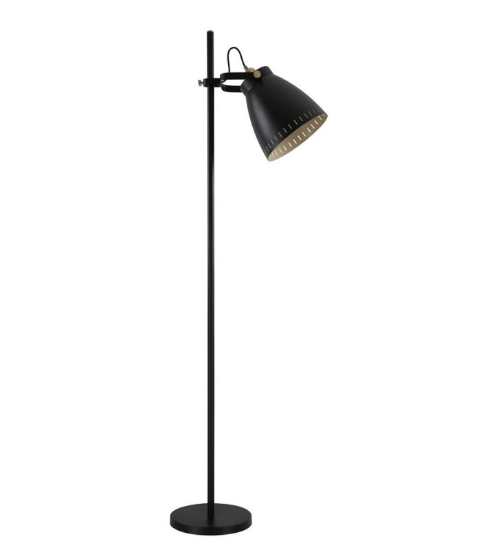 Adjustable Floor Lamp, 1 x E27, Matt Black, Antique Brass, Khaki - 3