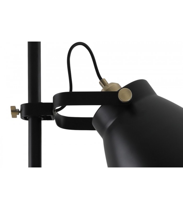 Adjustable Floor Lamp, 1 x E27, Matt Black, Antique Brass, Khaki - 6