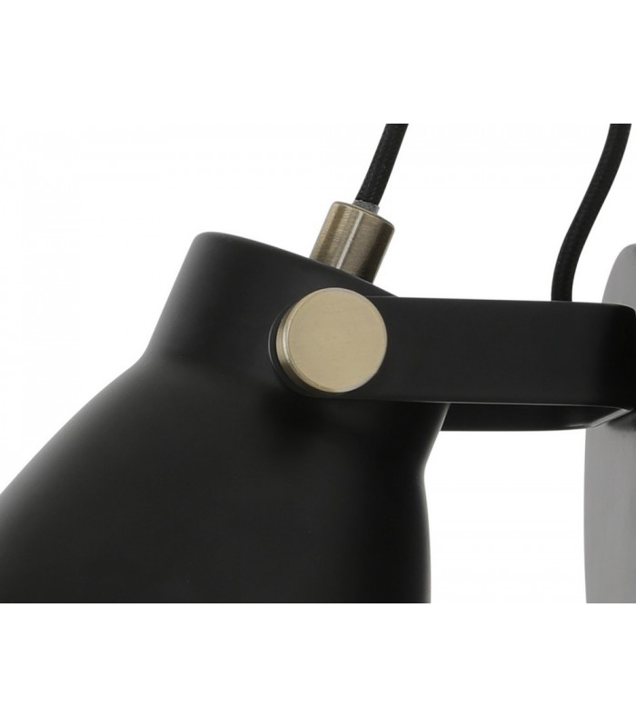 Adjustable Wall Lamp, 1 x E27, Matt Black, Antique Brass, Khaki - 6