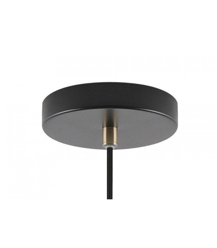 Small Ceiling Dome Pendant, 1 x E27, Matt Black, Antique Brass, Khaki - 6