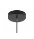 Medium Ceiling Dome Pendant, 1 x E27, Matt Black, Antique Brass, Khaki - 5