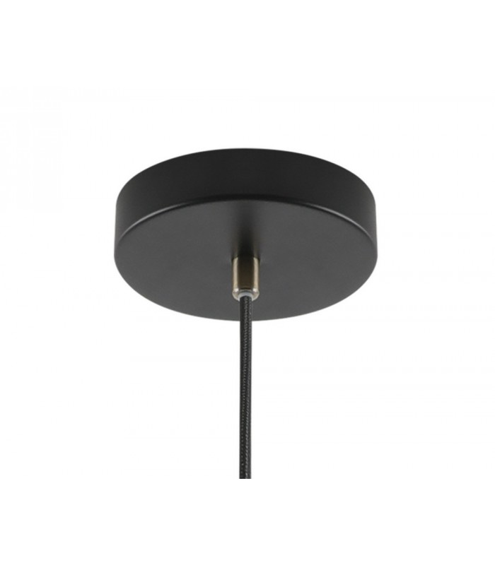 Medium Ceiling Dome Pendant, 1 x E27, Matt Black, Antique Brass, Khaki - 5