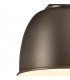 Small Ceiling Dome Pendant, 1 x E27, Antique Silver, Copper, White - 8
