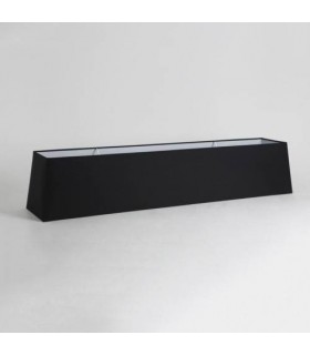 Black Rectangular Tapered Shade - 1