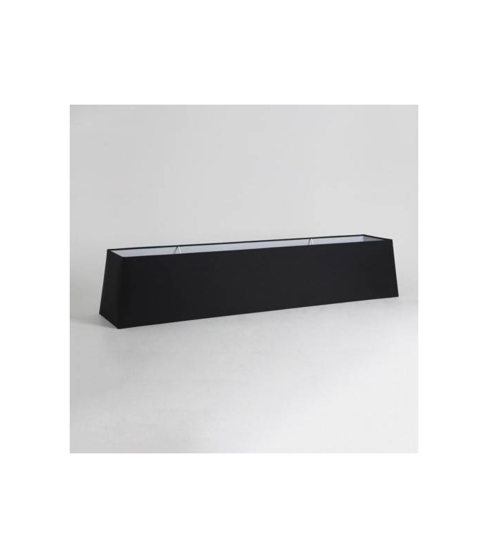 Black Rectangular Tapered Shade - 1