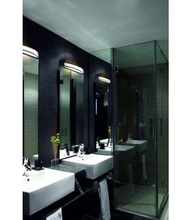 1 Light Bathroom Wall Light Chrome IP44 - 2