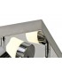 4 Light Ceiling, 4 x 5W LED, 4000K, 1700lm, IP44, Polished Chrome - 4