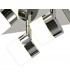 4 Light Ceiling, 4 x 5W LED, 4000K, 1700lm, IP44, Polished Chrome - 6