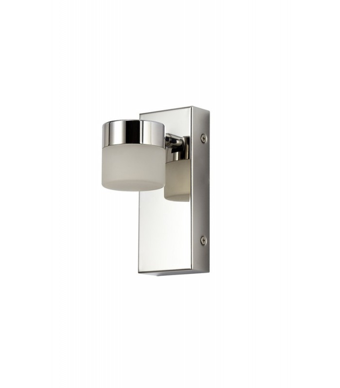 Bathroom Wall Lamp Single Adjustable, 1 x 5W LED, 4000K, 415lm, IP44, Polished Chrome - 3