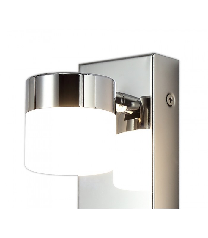 Bathroom Wall Lamp Single Adjustable, 1 x 5W LED, 4000K, 415lm, IP44, Polished Chrome - 4