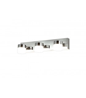 Bathroom Wall Lamp Triple Adjustable, 3 x 5W LED, 4000K, 1275lm, IP44, Polished Chrome - 1