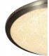 Flush Ceiling, 30cm 1 x 12W LED, 3000K, 750lm, IP44, Satin Nickel, Crystaline - 6