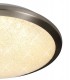 Flush Ceiling, 30cm 1 x 12W LED, 3000K, 750lm, IP44, Satin Nickel, Crystaline - 7