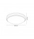 Flush Ceiling, 1 x 12W LED, 4000K, 565lm, IP44, Satin Nickel, White - 2