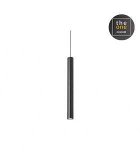 LED Small Super Slim Ceiling Pendant Light Black 3cm - 1