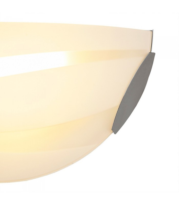 Wall Lamp, 1 x 12W LED, 3000K, 780lm, Polished Chrome, White - 4