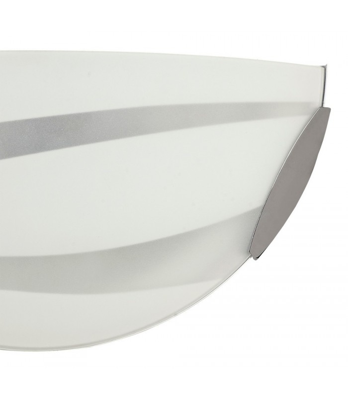 Wall Lamp, 1 x 12W LED, 3000K, 780lm, Polished Chrome, White - 7