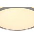 Flush Ceiling 48cm, 1 x 36W LED 3 Step-Dimmable, 3000K, 1575lm, IP44, Silver, White Acrylic - 5