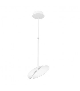 LED Adjustable Dome Ceiling Pendant Light White - 1