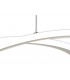 Ceiling Pendant, 1 x 40W LED, 4000K, 2996lm, 3 Step Dimming, Matt White - 9