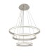 Ceiling Pendant, 3 Light 50W,30W,20W LED, 4000K, 5470lm, Dimmable, Matt White - 1