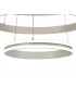 Ceiling Pendant, 3 Light 50W,30W,20W LED, 4000K, 5470lm, Dimmable, Matt White - 8