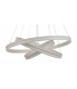 Ceiling Pendant, 3 Light 50W,30W,20W LED, 4000K, 5470lm, Dimmable, Matt White - 9