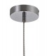 Ceiling Dome Pendant, 1 x E27, Polished Chrome, Clear Glass - 4