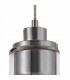 Ceiling Dome Pendant, 1 x E27, Polished Chrome, Clear Glass - 5