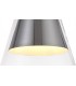 Ceiling Dome Pendant, 1 x E27, Polished Chrome, Clear Glass - 6