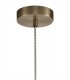 Ceiling Dome Pendant, 1 x E27, Antique Brass, Clear Glass - 4