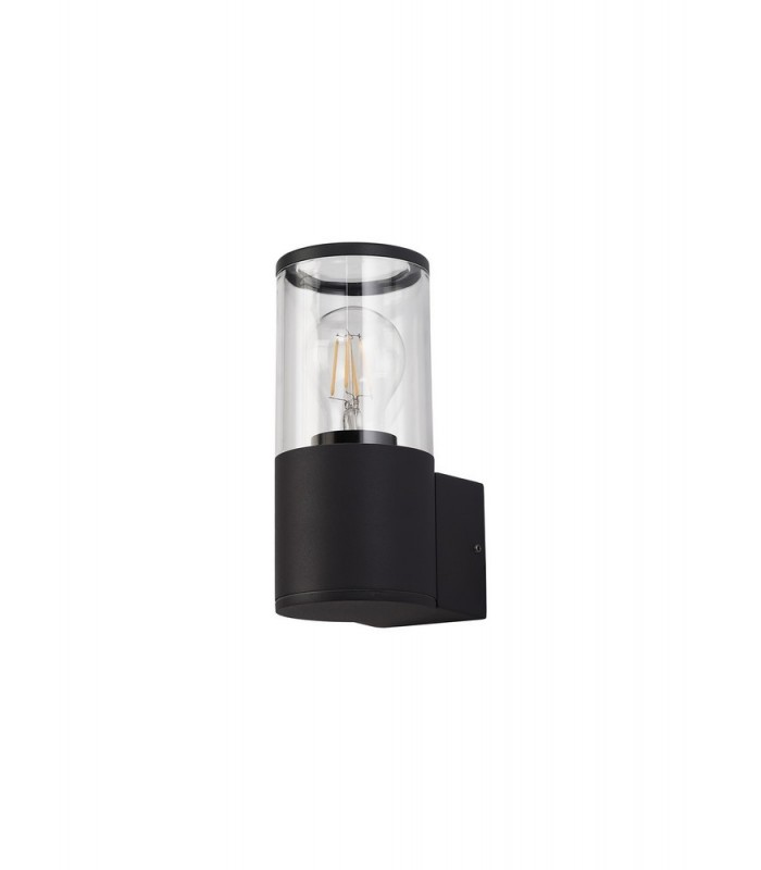 Wall Lamp 1 x E27, IP54, Anthracite, Clear - 3