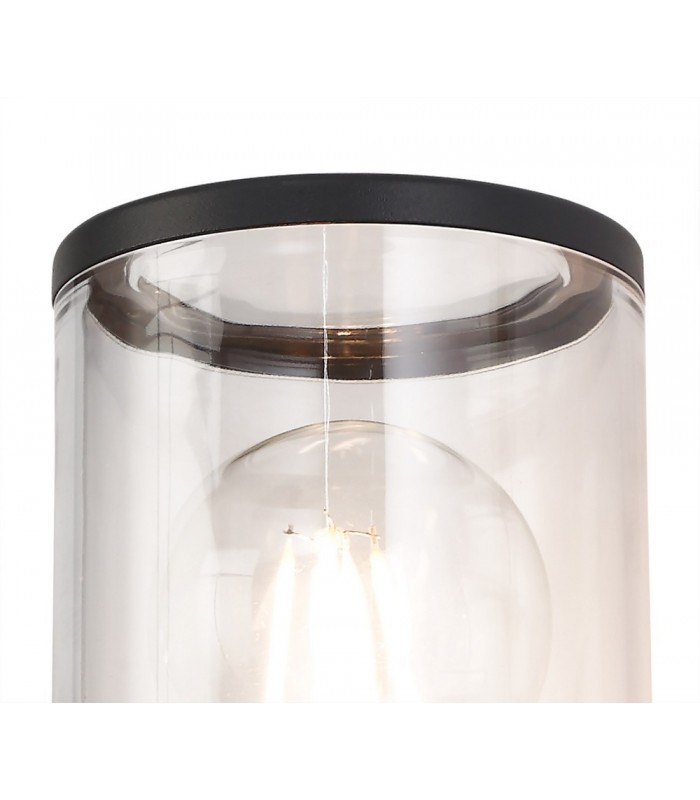 Wall Lamp 1 x E27, IP54, Anthracite, Clear - 4