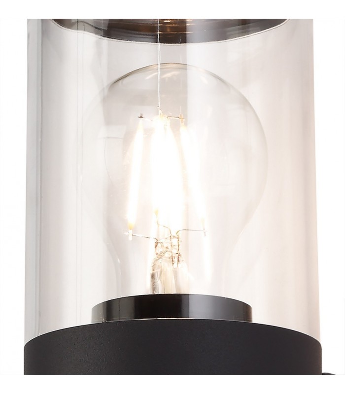 Wall Lamp 1 x E27, IP54, Anthracite, Clear - 5